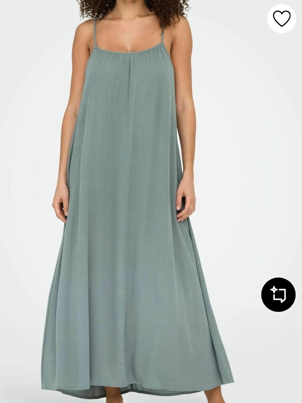 TikTok Open Back Women's Sage Green Slip Dress size M